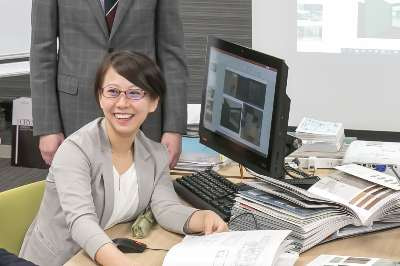 デザインを手がけたマルタマ役員